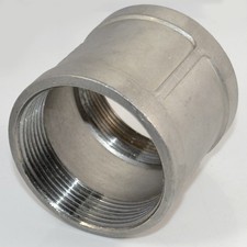 2" 2 inch NPT Female Coupling Stainless Steel 304 Thread Pipe Fitting Connector