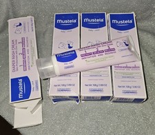 4 Boxes-Mustela Diaper Rash Cream 123 Zinc Oxide EXP 2027 NEW, Sealed