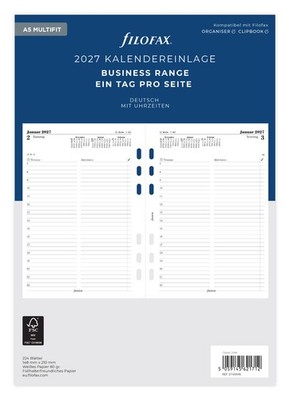 Filofax 27-68546 Kalendereinlage A5 1Tag/1Seite 2027