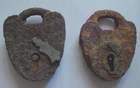 Lot of 2 Civil War Era Dug Padlocks