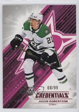 2024-25 Upper Deck Credentials Pink 68/99 Jason Robertson #21 0b3