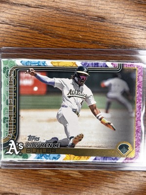 2025 Topps Series 1 Lawrence Butler Easter Egg Pastel Parallel #106 - Athletics