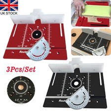 Multifunctional Aluminum Router Table Insert Plate For Woodworking Benches Table