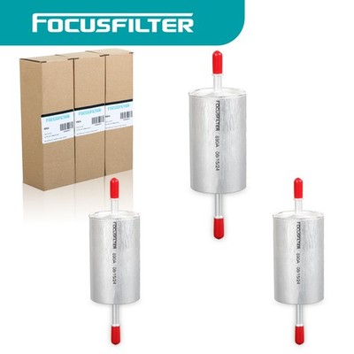 3PCS FOCUSFILTER WK 614/46 Premium Fuel Filter Fit For  Ford Mazda Volvo
