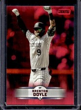 2025 Topps Stadium Club Brenton Doyle Red Foil #23 Rockies