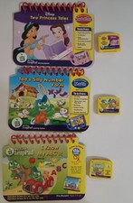 Leapfrog My First Leap Pad LOT OF 3 Books  Cartridges Learning Sys Preschool