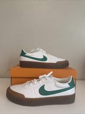 Nike Court Shot White Green Gum Casual Shoes Sneakers Men s Size 10.5 FQ8146-109