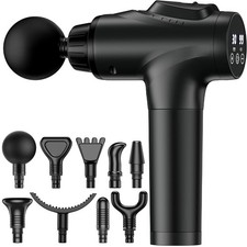 Massage Gun, Muscle Massage Gun for Athletes Handheld Electric Deep Tissue Ba...