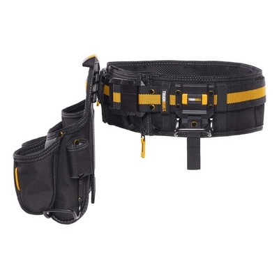 TOUGHBUILT  Belt, 48-32 in, Blk/Ylw, 4.75 inW 857FZ8