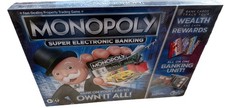Image of Hasbro MONOPOLY Super Electronic Banking Board Game 2020 BRAND NEW E8978