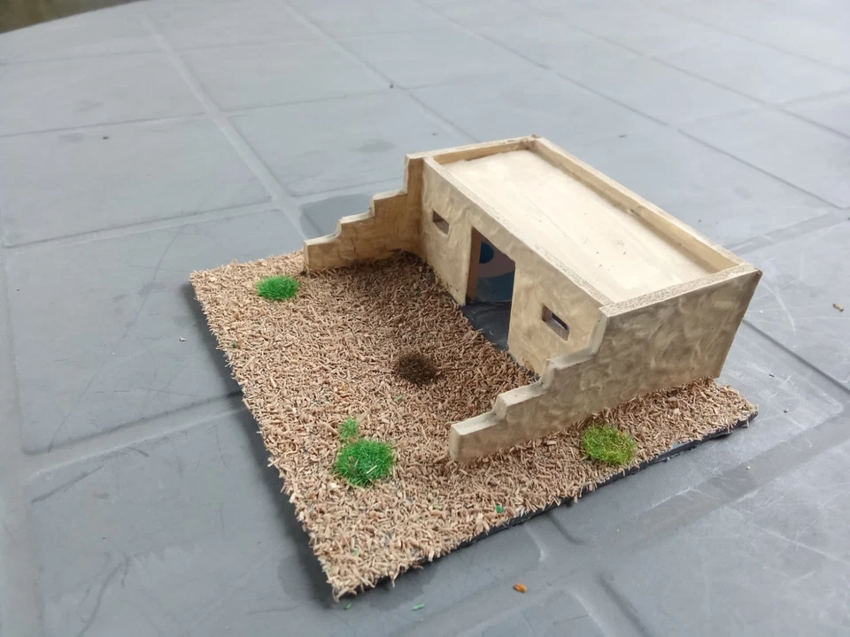 maison style arabe pour diorama 1:72 lot 4 - Photo 2/4