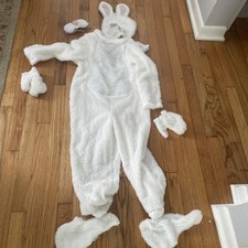 Kids White Bunny Costume Size 6