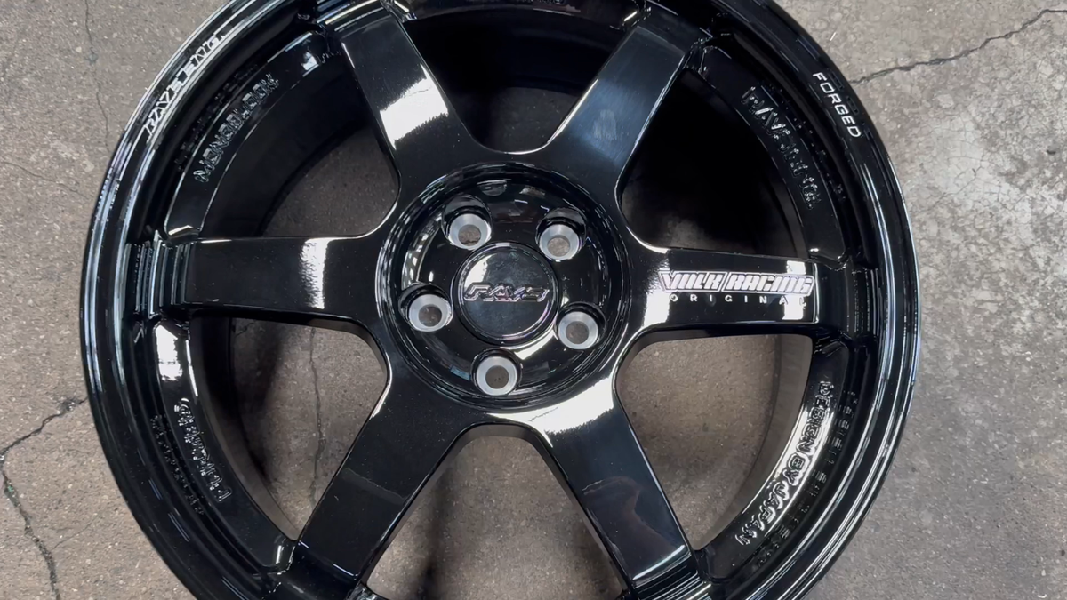 New 17x8 AOW TE37 BLACK (4 Wheel) 5x100 Toyota GT86 Corolla Sport