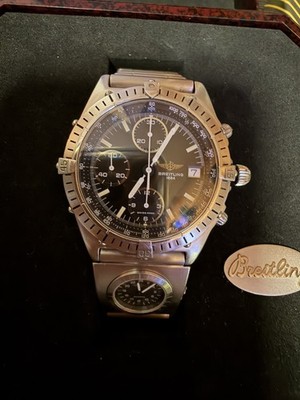 Breitling Chronomat Ref. A13047 Edelstahl Automatik 39mm mit Box UTC 81500 inkl.