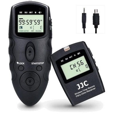 Wireless Remote Shutter Timer, Compatible with DSLR Cameras, 100m Range