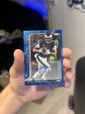 AJ Brown Auto blue wave /150 Topps chrome football 2025 