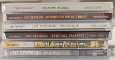 Led Zeppelin – Lotto 7 CD Originali da IV a Coda – Custodie Danneggiate
