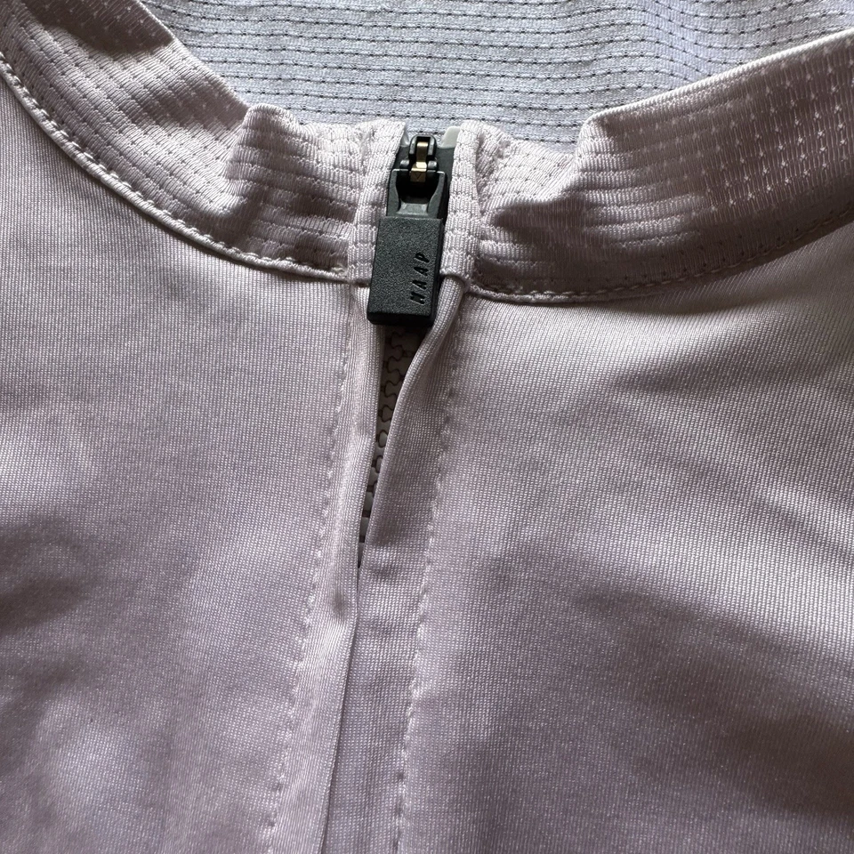 Jersey MAAP Pro Fit XL XLarge Lila Rosa Pálido Logo Hexagonal SS Cremallera Completa Ex+ Foto 3 de 4