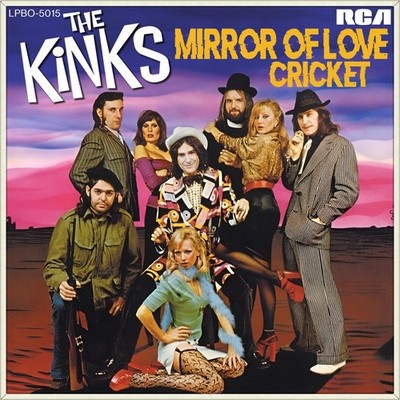 7'' THE KINKS Mirror Of Love / Cricket RAY DAVIES Rock Germany RCA 1974 like NEW!