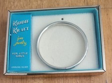 Vintage Kiddie Kraft Little Girls Sterling Silver Bracelet