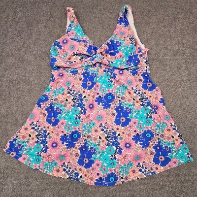 Raisins Curve Women Swimdress Lucia Floral One Piece Swimsuit Multi 20W