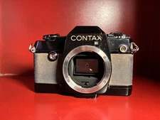 Contax 137 MA Quartz 35mm SLR Film Camera Body. Works! Read description. 