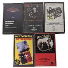 Lynyrd Skynyrd Marshall Tucker Outlaws 70s Southern Country Rock Cassette Lot 5