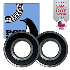  2 6004-2RS Premium Rubber Seal Ball Bearing C3 EMQ, 20x42x12, 6004 2RS 6004rs