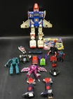 Vintage Lot of Go Bots Action Figures Loose Tonka 1980s Courageous Transforming