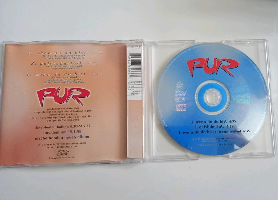 Pur - Wenn Du Da Bist  (3 Track Maxi CD) - Bild 2 von 3