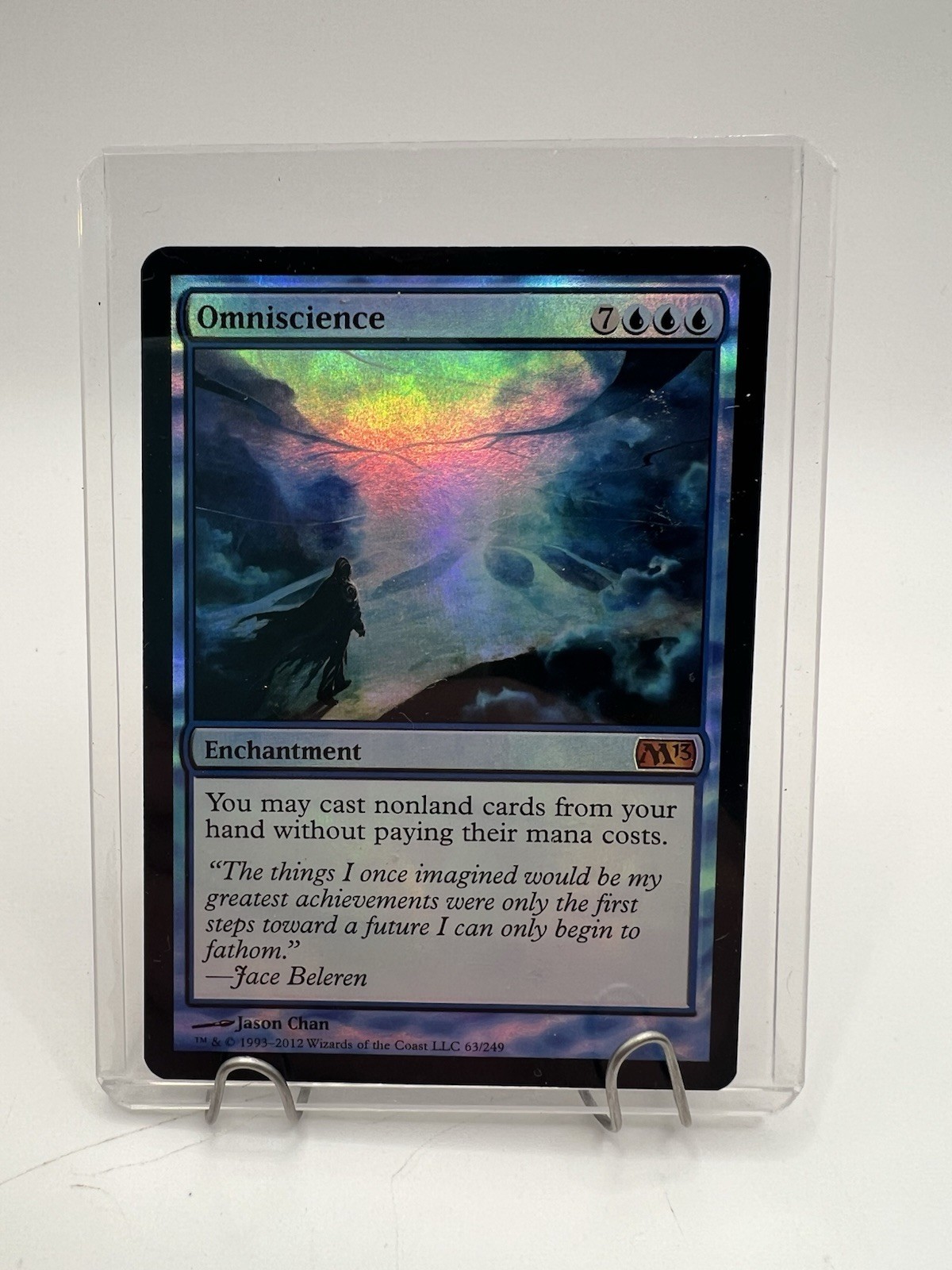 Omniscience M13 Foil Magic the Gathering Card 2012 NM Condition
