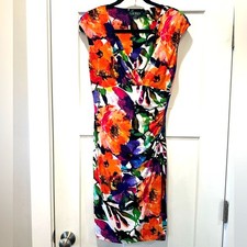 Ralph Lauren - Lauren Tropical Vibant Floral Dress Size 4
