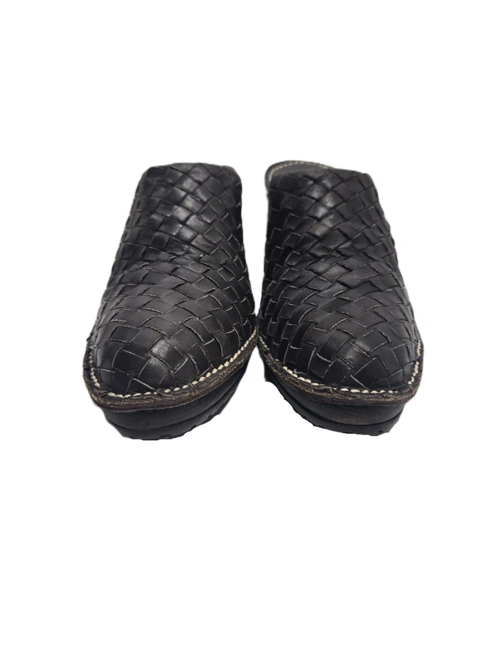 Donald J Pliner Sport Italia Cuero Mules Tacones Marrón Oscuro Mujer Talla 8 Foto 3 de 4