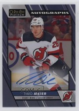 2023-24 O-Pee-Chee Platinum Blue Rainbow Auto Timo Meier #BA-TM Auto 1bt2