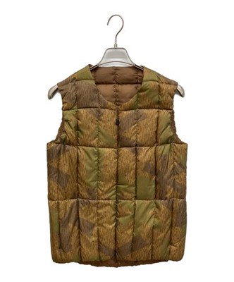 Snow peak Down vest Size: M Khaki JK-17AU107 Men