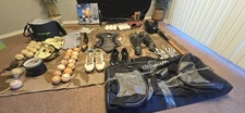 Complete Baseball Starter Kit Lot – Bats, Mitts, Helmets, Balls & More