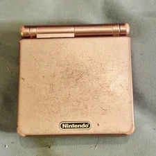 Nintendo GameBoy Advance SP Pearl Pink AGS-101 System No Charger Working