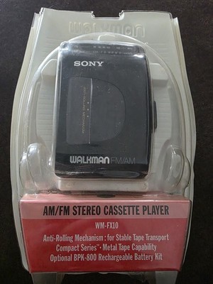 Sony Walkman WM-FX10 AM/FM Cassette Player Tested Working | eBay
