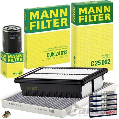 MANN FILTER INSPEKTIONSPAKET passend für HYUNDAI i20 II GB IB / 1.2 75+84 PS