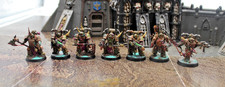 Deathguard 7x Plague Marines, Artist Painted, ID 3262