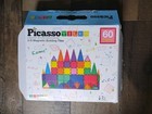 Lot of 73 Picasso Tiles Magnetic Pieces Shapes Tiles Squares & Triangles