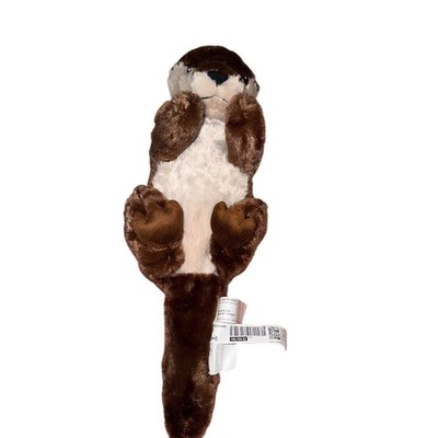 IKEA SKOGSDUVA Otter Plush Stuffed Animal Brown & Cream Soft Toy w/ Tags