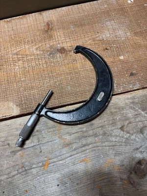 Moore & Wright No. 966B 4    5  External Micrometer Made In USA Machinist Tool