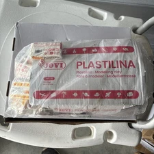 Plastilina Reusable and Non-Drying Modeling Clay; Set of 23 Bars, 1.4 Ounce Each