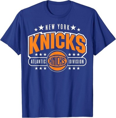 NBA Knick Arched Atlantic Division T-Shirt Size S-5XL