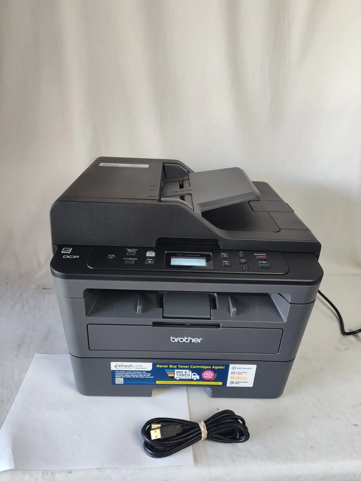 Brother DCP-L2550DW Black & White Laser Printer All-In-One Wi-Fi Page Count 60. - Image 3 of 4