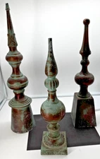  #40814 Southern Living RENAISSANCE TRIO Decorative Finials