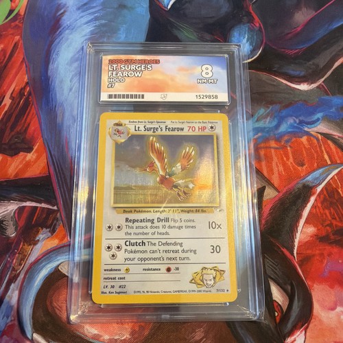 Lt. Surge's Fearow (Unlimited) graded ACE 8 for sale on eBay