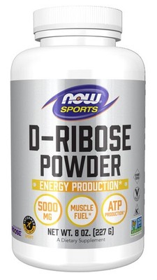 Now Sports Ribose Supplement 8 Ounce 5000 Mg Atp Energy Support Natural