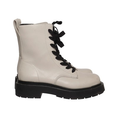 H&M, Schnürstiefel, Größe: 39, Grau/Schwarz, Damen #Dgu